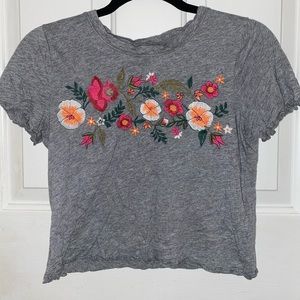 Floral crop top